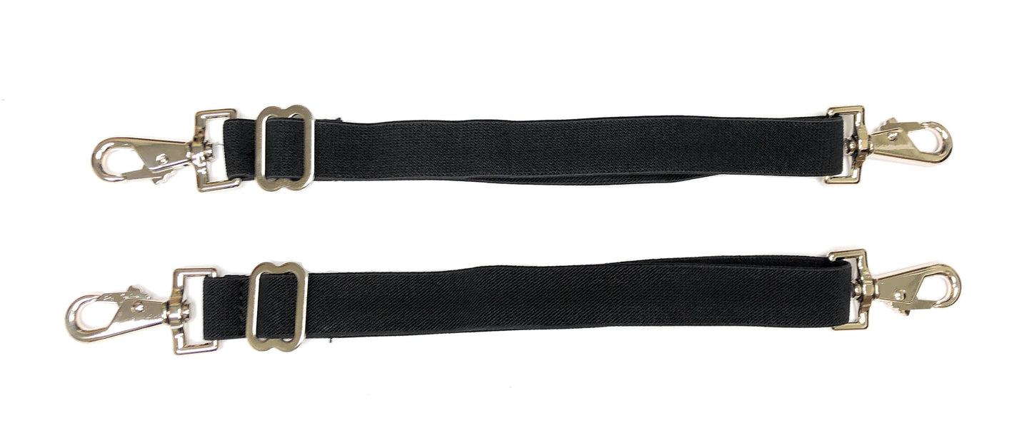 AJ Tack Miniature Elastic Replacement Blanket Leg Strap Pair