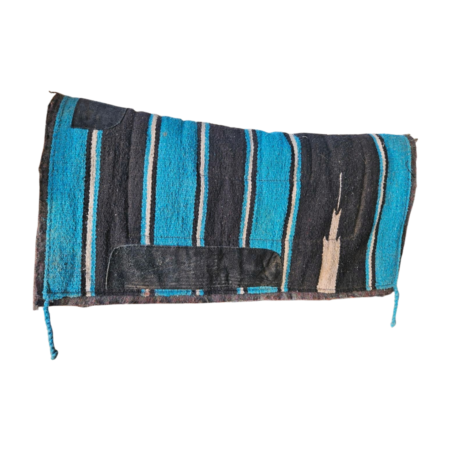 Western saddle pad- teal/black