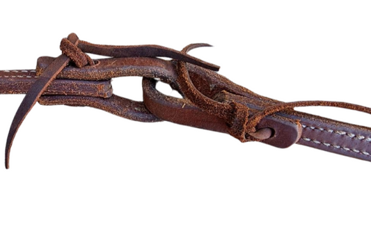Leather split reins